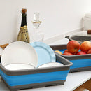 Folding Silicone Basket Storage Bucket Kitchen Accessories Vegetable Fruit
