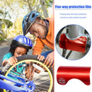 Folding Bicycle Bottom Bracket Frame Protector Pads for Brompton (Red)