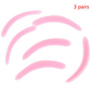 3 Pairs/Bag Perm Eyelash Patch Resuable Silicone Perming Rods Curler Pads Rid OZ