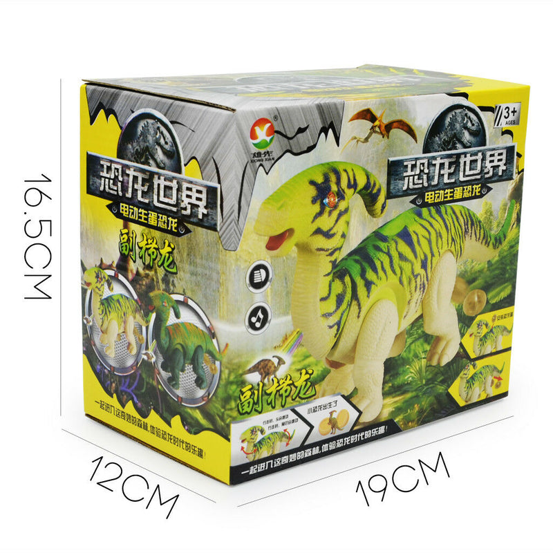 Creative Toys Simulation Electric Dinosaur Lay Egg Projection Function Green