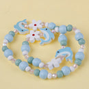 Beads Necklace Girls Jewelry Dolphin-Shaped Children Accessories Kids Cartoon FT