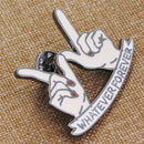 Whatever Forever Enamel Brooch Pin Jacket Badge Best Friends Brooch Jewelry  Ut