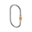 Portable Mini Outdoor Camping Hiking Keychain Carabiner Screw Lock Hook Clip
