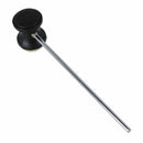 Stainless steel & felt Shaft Black Drum Pedal Bass Drum Beater Instrument A