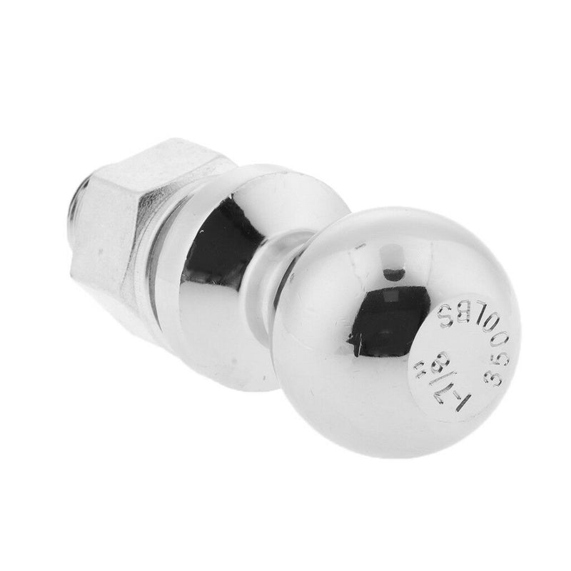Trailer Hitch Tow Ball For Towing 2" Diameter Chrome Adjustable 6000 lbs