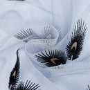Women's Fashion Soft Floral Peacock Printed Long Muffler Shawl Scarf Wraps