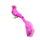 Handmade Craft Roadrunner Artificial Birds Feather Decor Wire Christmas Tree