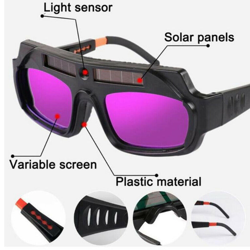 Welder Glasses Lightweight Protective Goggles for Argon Arc PC Glasses