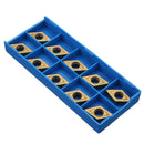 10X DCMT11T308 DCMT32.51 Lathe Carbide inserts Blades Set For CNC Milling Cutter