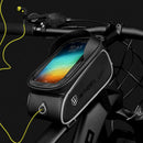 Bike Handlebar Pannier Phone Holder Case Cycling Head Tube Touchscreen Bag