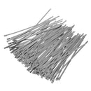 100pcs 7.9 Inches Stainless Steel Exhaust Wrap Coated Locking Cable Zip Tie