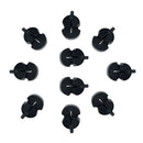 10pcs Violin Rubber Mute Silencer for String Instrument Parts