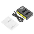 Smart LCD Display Dual Port USB Battery Charger for GoPro Hero 7 6 5 Black