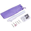 Mini Electric Nail File Drill Kit Manicure Tool Salon Pen Shape Set Beaut SKL
