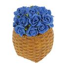 100Pcs Mini Artificial Roses Flowers Bouquet Wedding Romatic Decor Dark Blue