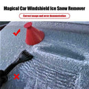 Magical Car Windshield Ice Scraper Cone Shaped Snow Remover Funnel (Red)