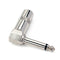 Right Angle 6.3mm Male Mono Phone Plug Guitar Audio Mic Cable Connector Jack Del