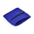 1x Wrist Sweatband Athletic Sports Wristband Armband Wallet Zipper Pocket   Z