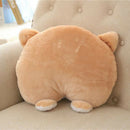 Novelty Corgi Bottom Car Seat Neck Pillow Dog Buttocks Headrest Cushion Plu