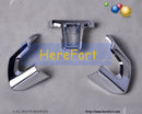 5pcs fit for VW Golf 6 POLO BORA Carbon fiber & chrome Steering Wheel Cover Trim