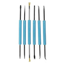 6 In 1 Soldering Aid Brush  Hook Scraper Fork Spike Tool Kit Set
