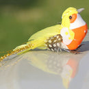 1pc mini decorative cute toys artificial foam feather mini birds craft birds 3C