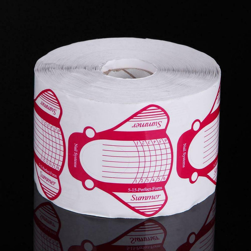 50Pcs Nail Art Tips Extension Forms Guide French DIY Tool Acrylic UV Gel A