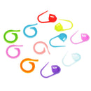73Pcs Plastic Stitch Holders Needles Knitting Clip Marker Crochet Hook Tool