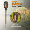 LED Solar Flame Light Outdoor Garden Courtyard Lawn Torch Lamp Waterproof Light