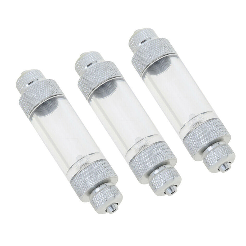 3pcs Aquarium Fish Tank Plant Aluminium CO2 Bubble Counter Diffuser Reactor