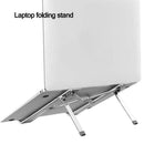 1* Portable Laptop Stand Aluminum Foldable Holder 4 Cooling Height Levels S5J8
