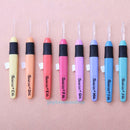 8pcs/set Crochet Hooks w/ LED Light Knitting Needle Multicolour Sewing Tool