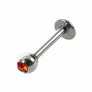 12 crystal steel lip piercing colors blend C4N2