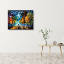 DIY Hand Painted Our Romance Canvas Oil Painting By Numbers Kit w/ Frame