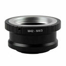M42 Lens to Micro 4/3 M4/3 Adapter EP1 EP3 EPL1 EPL2 GH1 GF EPL3 F1G4 G1 M4 X2W1
