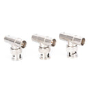 5Pcs BNC Male To Dual 2 Female T Splitter Connector Adapter For CCTV Camera  JR