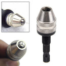 New 1/4 Inch Keyless Drill Bit Chuck Quick Change Adapter Converter Hex Shank