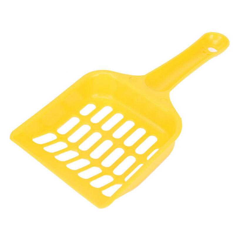 Cat Dog Plastic Litter Tray Scoop Spoon Random Color Waste Poop Shovel Clean BX