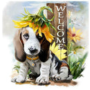 5D DIY Full Drill Diamond Painting Cute Dog Cross Stitch Embroidery Mosaic