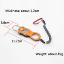 Fish Grip Outdoor Portable Lock Fishing Tackle Tools Fish Lip Clip Folding