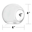 8 x Wall Mounted Transparent Glass Hydroponic Vase Terrarium Container - Ball -