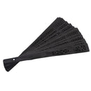 Butterfly Sakura Pattern Fan Wedding Gift Black