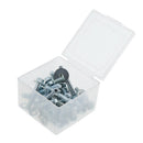 60pcs Metric Nuts Screws Bolts Assortment Kit Motorcycle Car