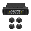 Auto Tyre Pressure Temperature Monitoring Alarm System with 4 External Sensor