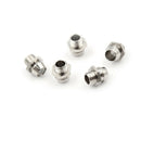 20pcs 3mm Round Chrome Metal LED Lamp Light Emitting Diode Bezel Holder FT