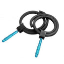 Follow Focus Gear Ring Focusing Belt with Blue Handle Grip for DSLR LJ