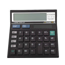 Calculator Battery Solor Powered 12 Digit Electronic Desktop Calculato QYP