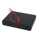 Plastic 6X 1.5V AA Battery Holder Storage Box standard Case with Spring Clip