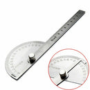 Stainless Steel 180 degree Protractor Angle Finder Measuring B4G0 Ruler Arm L6C2