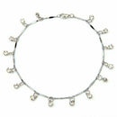 Crystal Rhinestone Charms Chain Metal Anklet Ankle Bracelet 0.16"